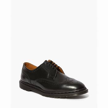 Dr Martens Férfi Kelvin Ii Smooth Bőr Brogue Cipő Fekete